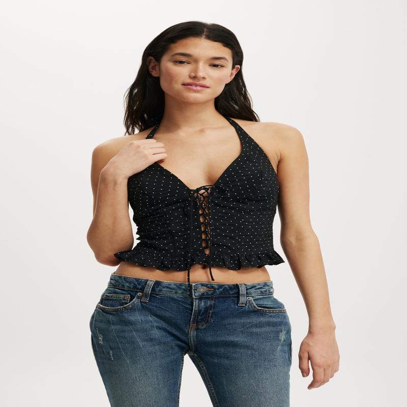 Willow Tie Up Halter Top