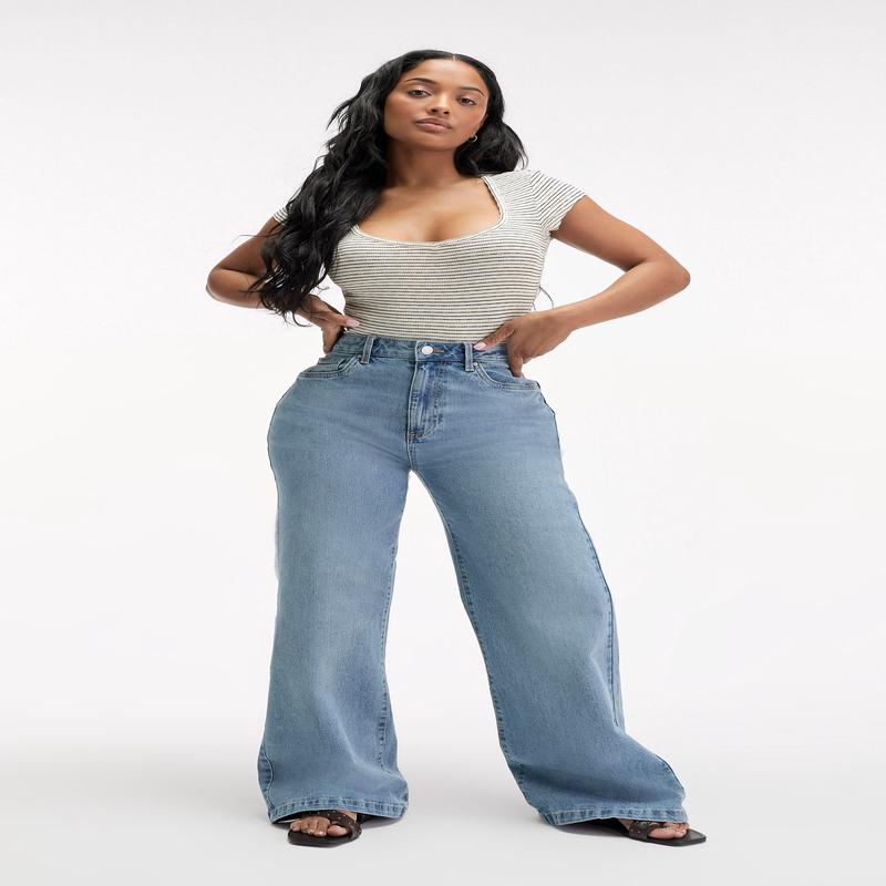 Curvy Stretch Wide Jean