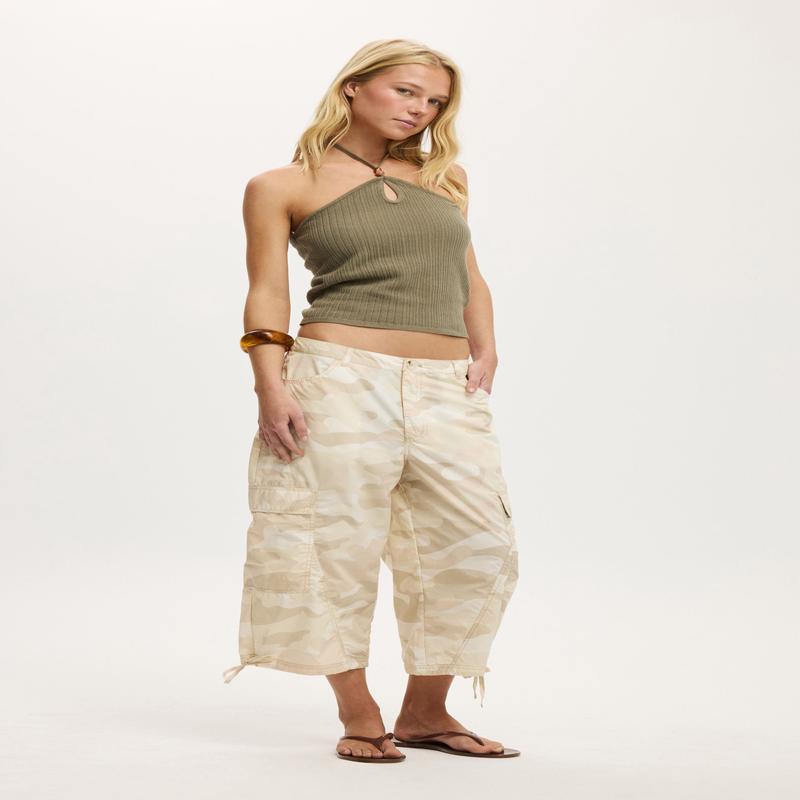 Cropped Cargo Pant
