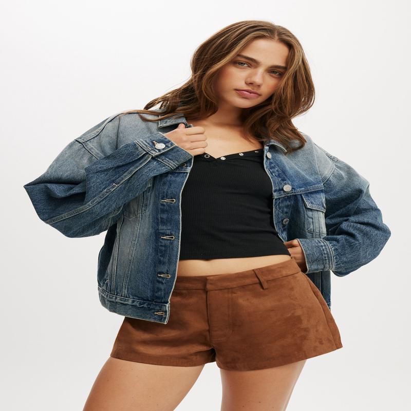 Suede Micro Short