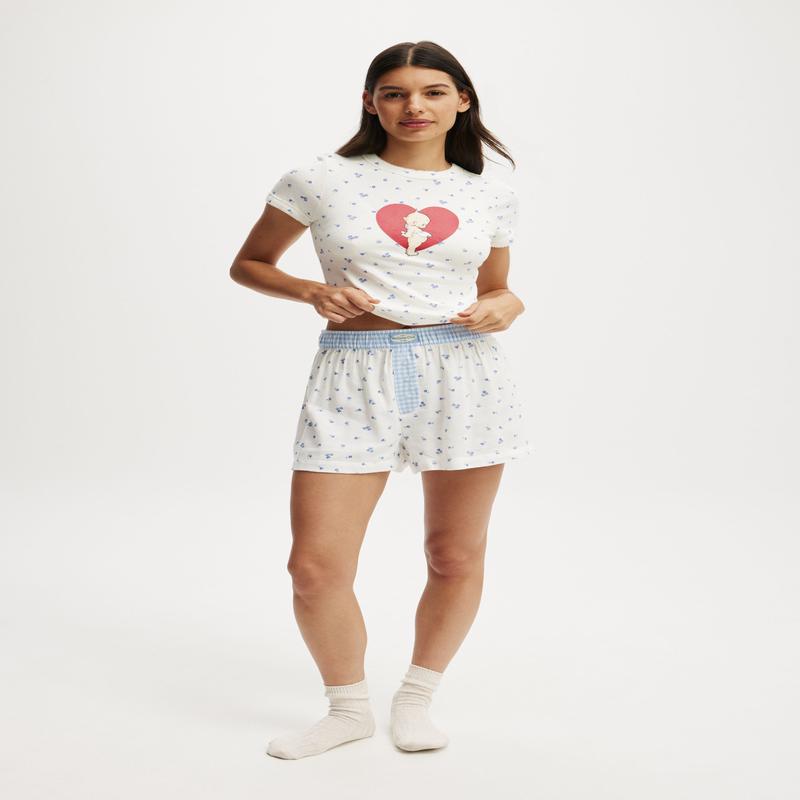 Flannel Boyfriend Boxer Short