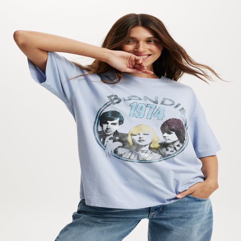 Blondie Boxy Graphic Music Tee