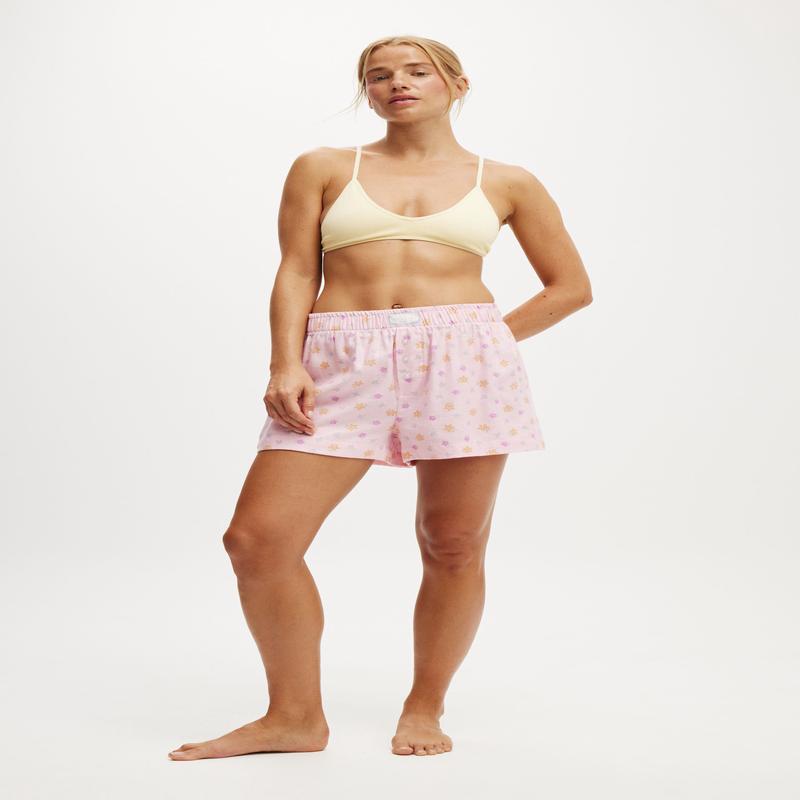 Flannel Boyfriend Boxer Short