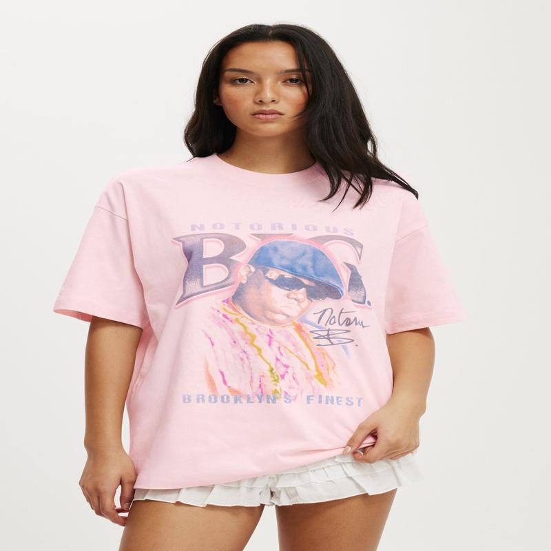 Biggie Smalls Boxy Graphic Music Tee