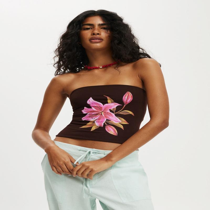 Graphic Tube Top