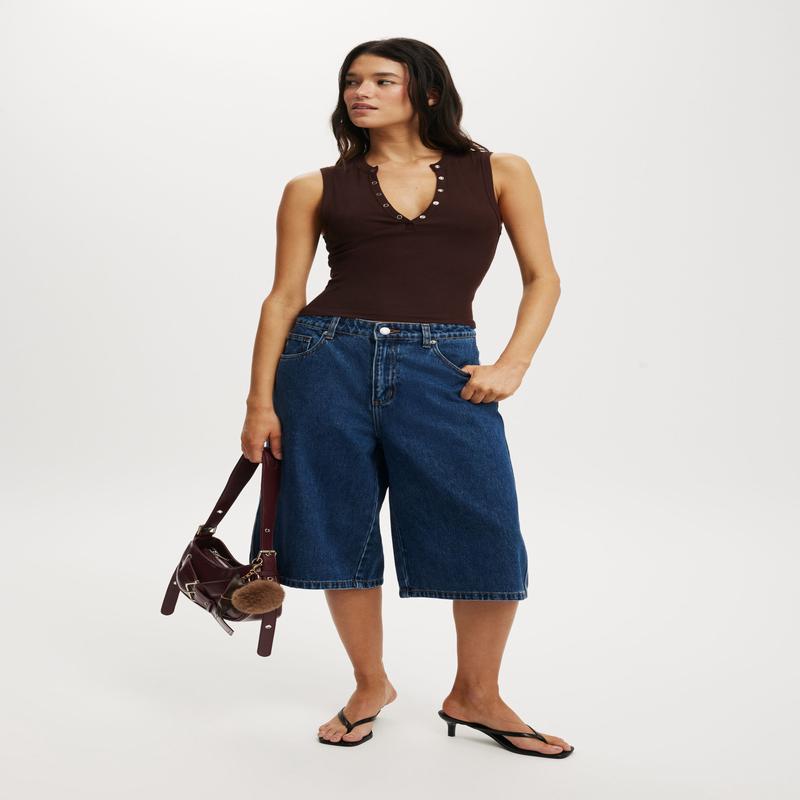 91 Baggy Denim Jort