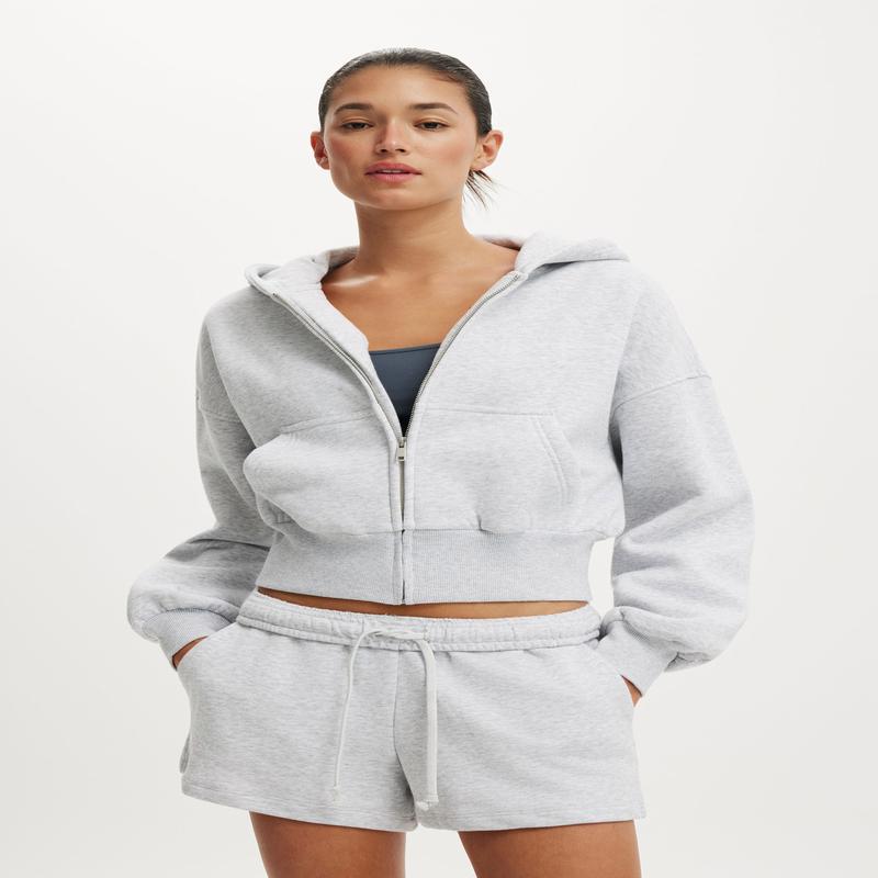 Oversized Zip Through Hoodie