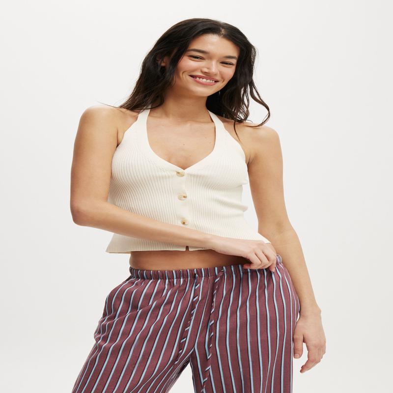 Knit Halter Vest