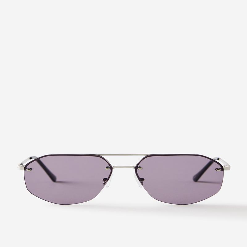 Mikayla Rimless Aviator Sunglasses