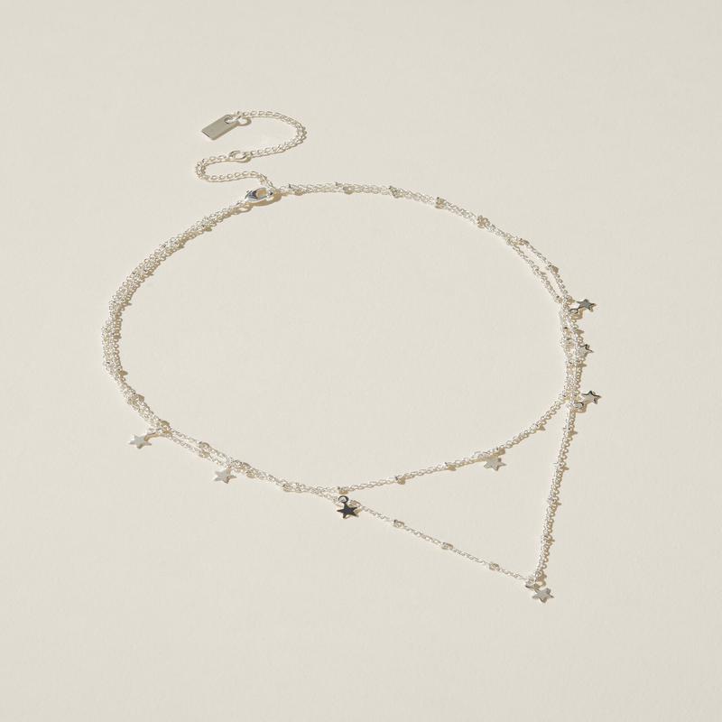 2Pk Fine Chain Necklace