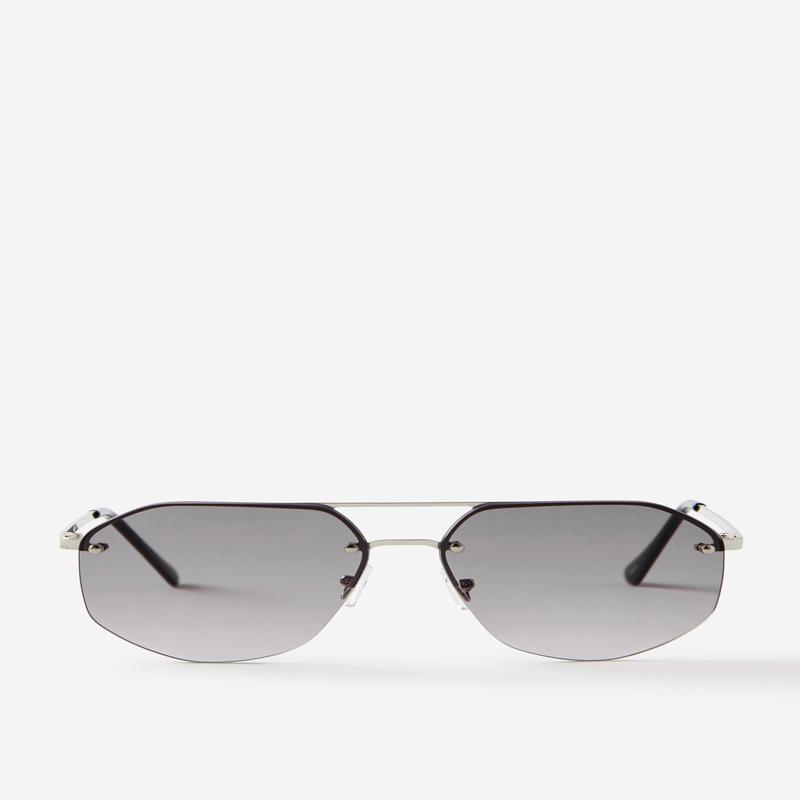 Mikayla Rimless Aviator Sunglasses