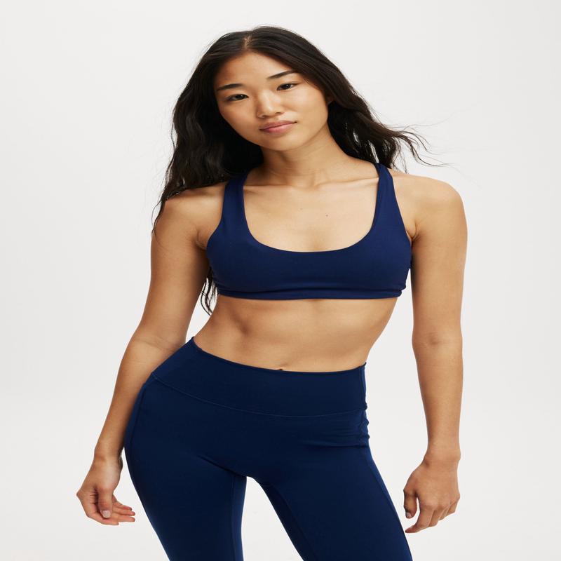 Ultra Soft Plunge Strappy Crop