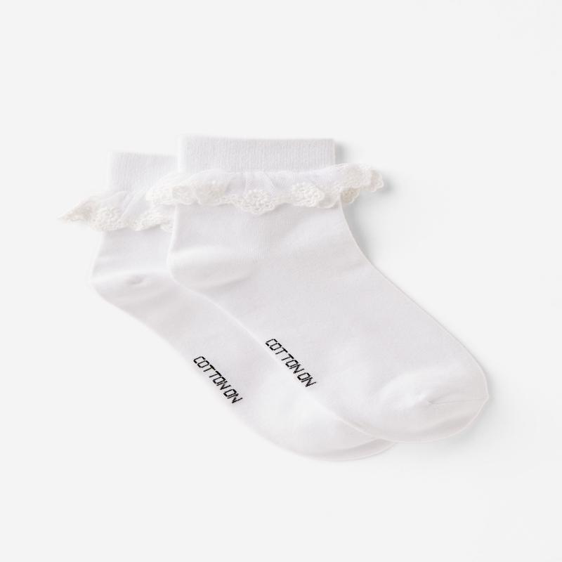 The Perfect Pair Pretty Frill Sock 2Pk
