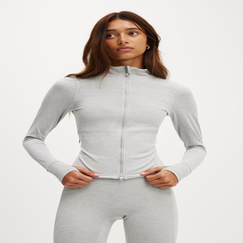 Ultra Soft Zip Through Jacket