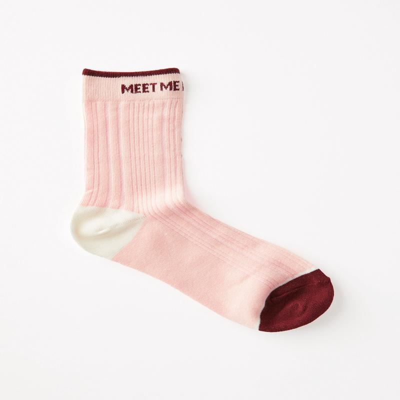 Graphic Crew Sock