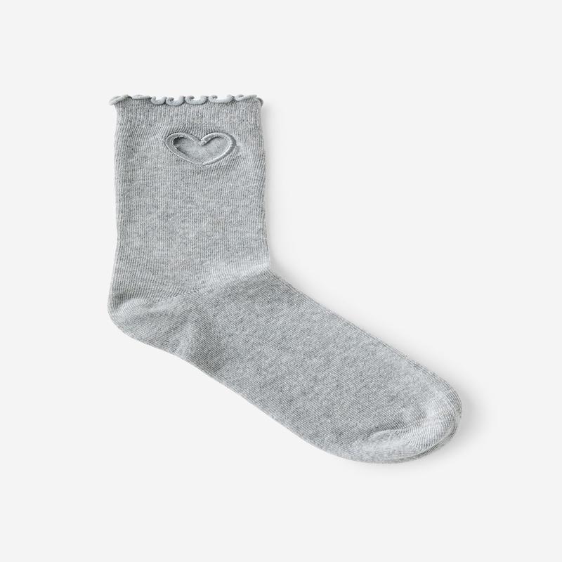 Cut Out Icon Frill Sock