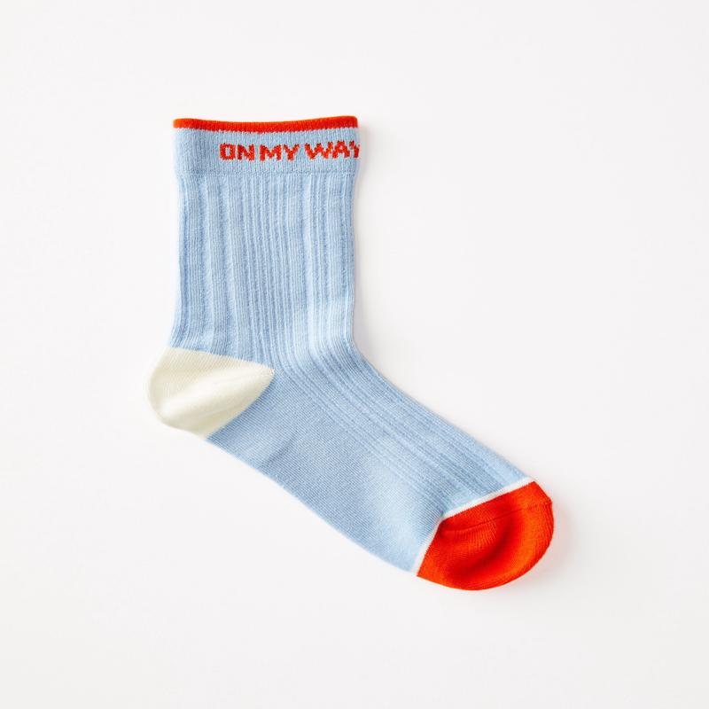Graphic Crew Sock