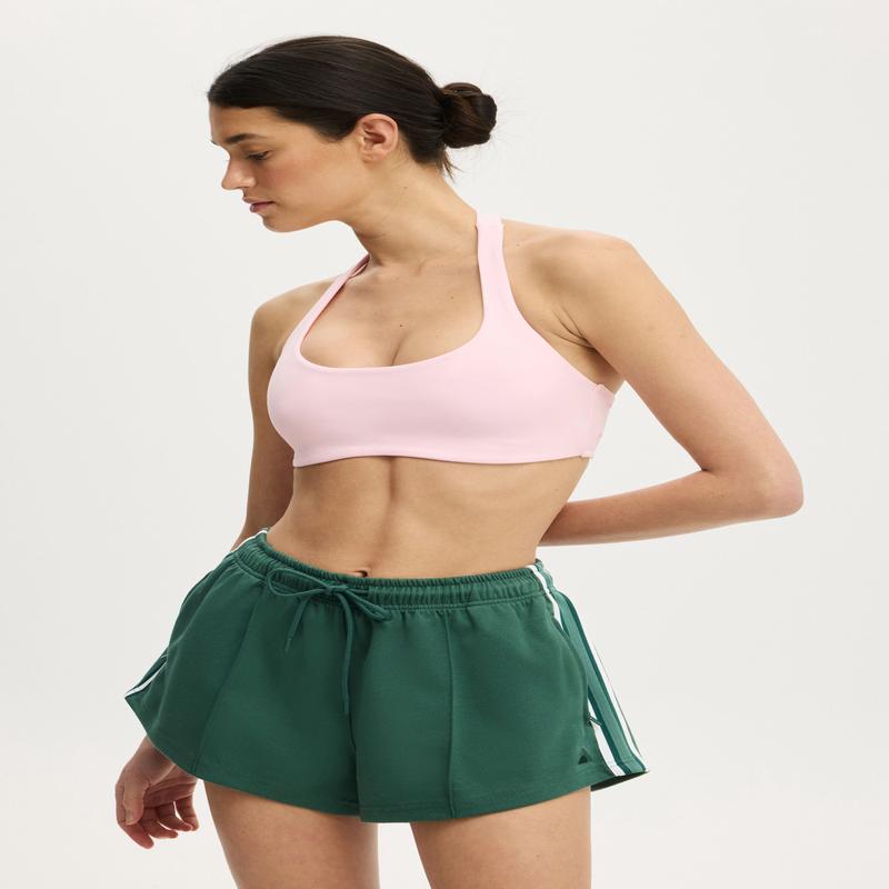 Ultra Soft Twist Back Halter Neck Crop