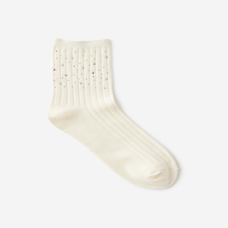 Embellished Crew Sock
