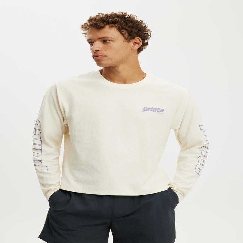 Cropped Fit Prince Ls T-Shirt
