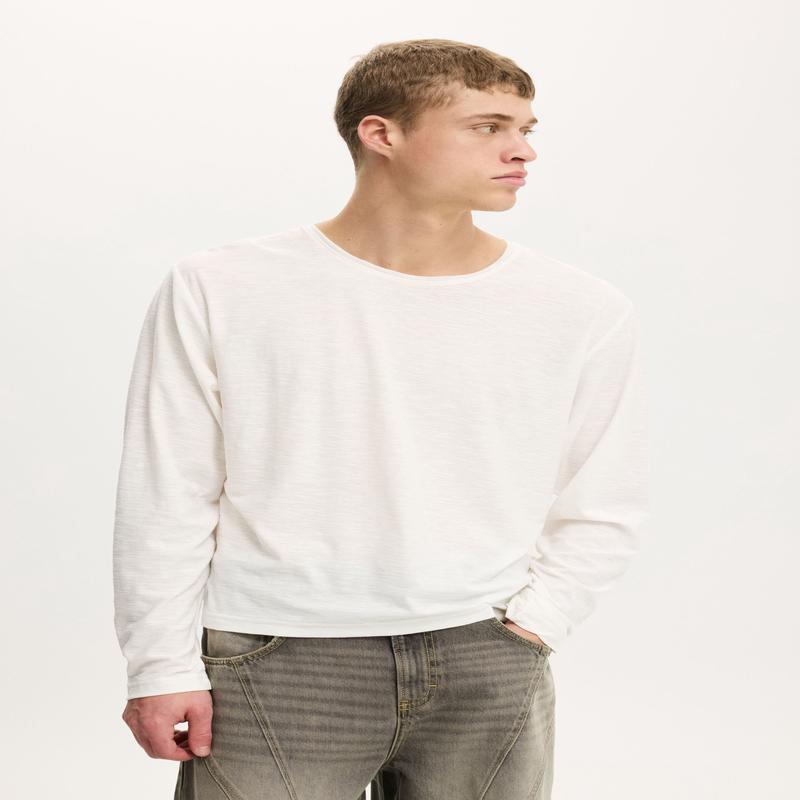 Cropped Fit Lightweight Long Sleeve