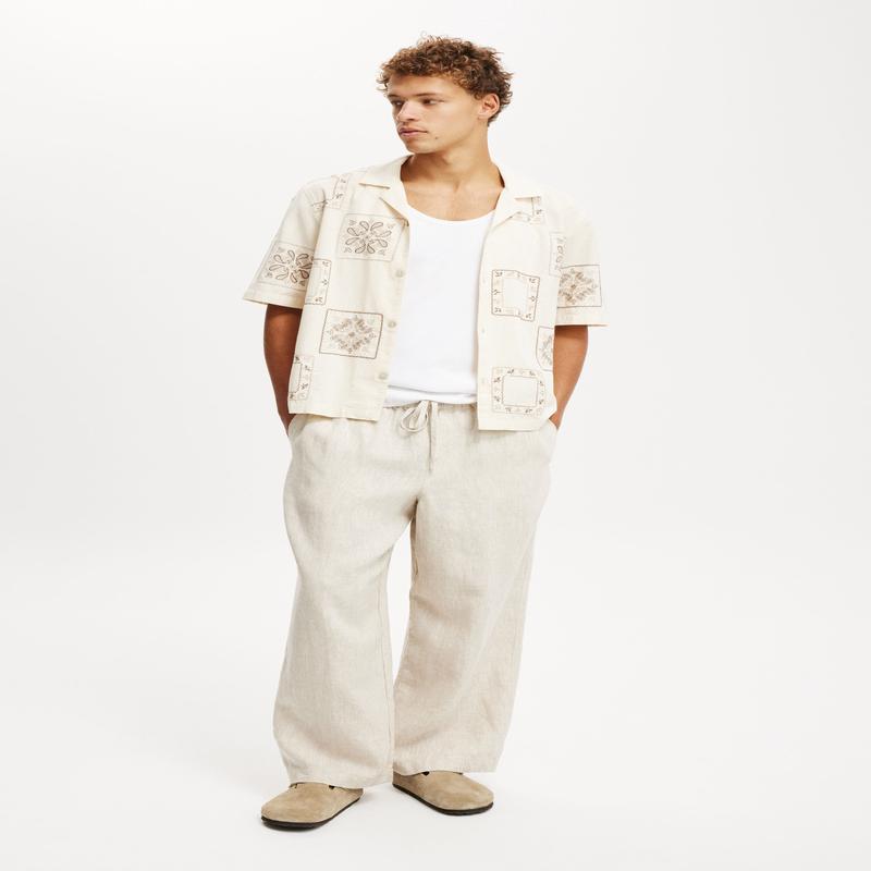 Super Baggy Linen Pant