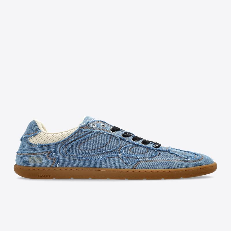 08 Denim Low-Top Sneakers