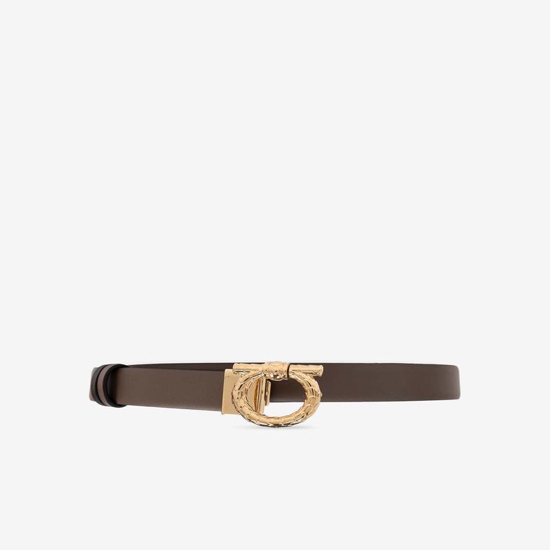 Adjustable and Reversible Gancini Belt
